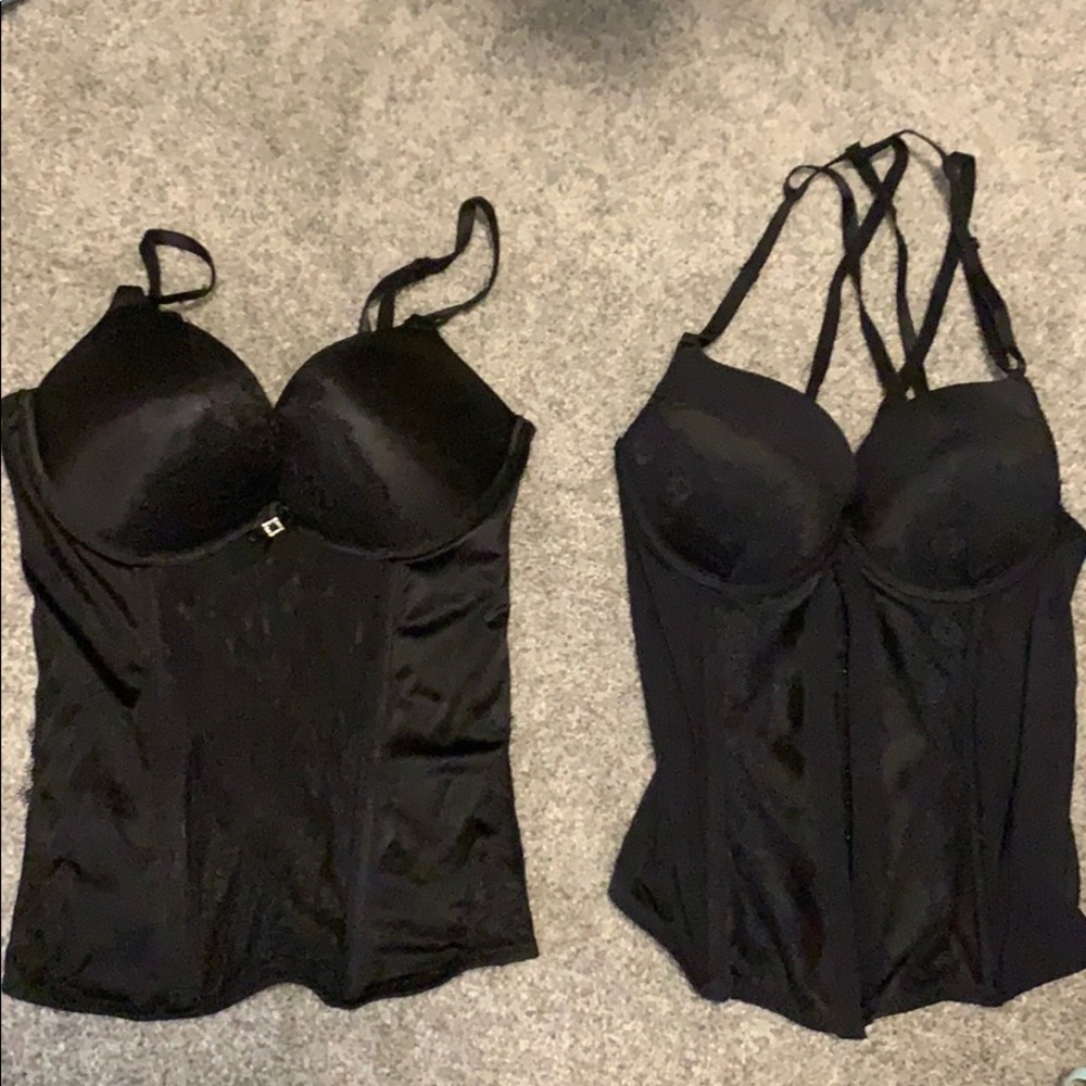 Victoria’s Secret 34B black corsets